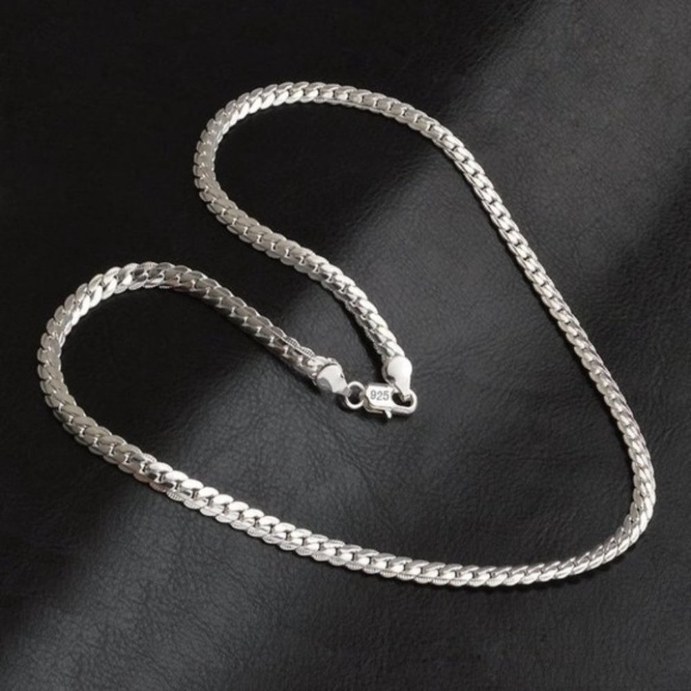 NEW 20'' 925 Sterling Silver Braided Snake Chain - Picture 3 of 9